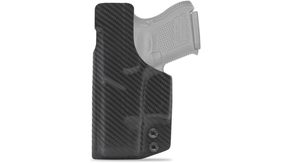 Clip &amp; Carry IWB Kydex Holster for the Glock 26, 27, 33, Carbon Fiber Black, Right-Handed, G26-CF-BLK-R