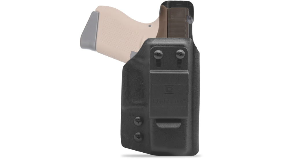 Clip &amp; Carry IWB Kydex Holster for the Glock 43, 43X, Black, Right-Handed, G43-BLK-R