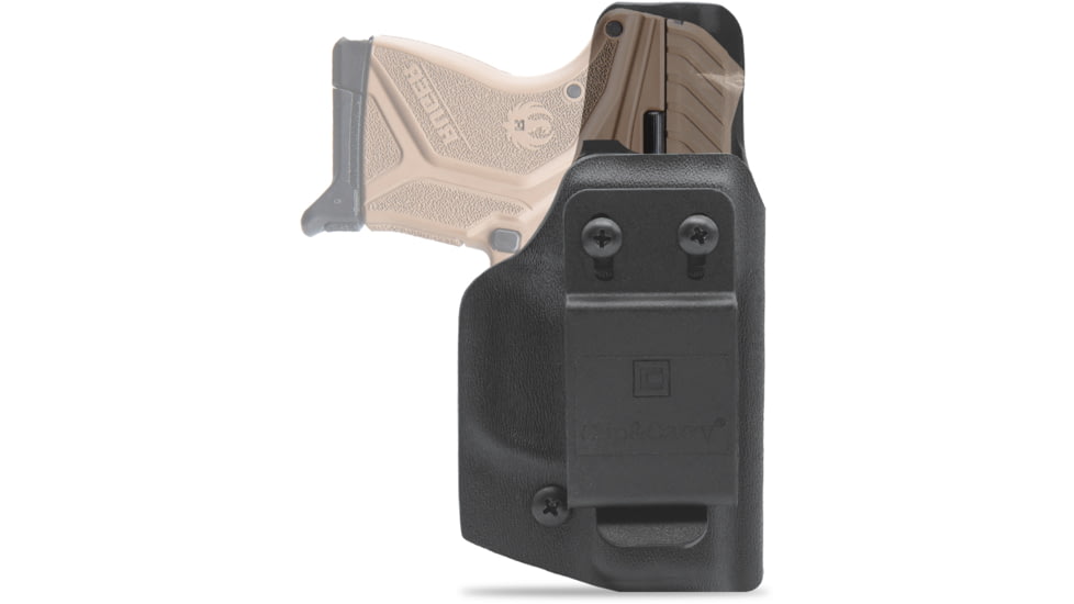 Clip &amp; Carry IWB Kydex Holster for the Ruger LCP 2 / LCP II / LCP MAX, Black, Right-Handed, RULCP2-BLK-R