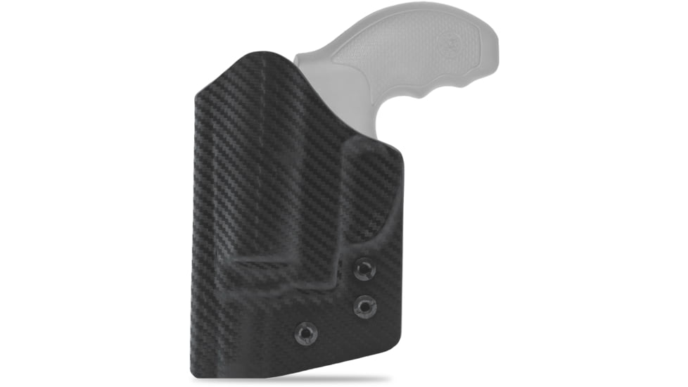 Clip & Carry IWB Kydex Holster for the Smith & Wesson J Frame 442/642/437/637/640/340 2in, Carbon Fiber Black, Right-Handed, SWJ2-CF-BLK-R, EDEMO1