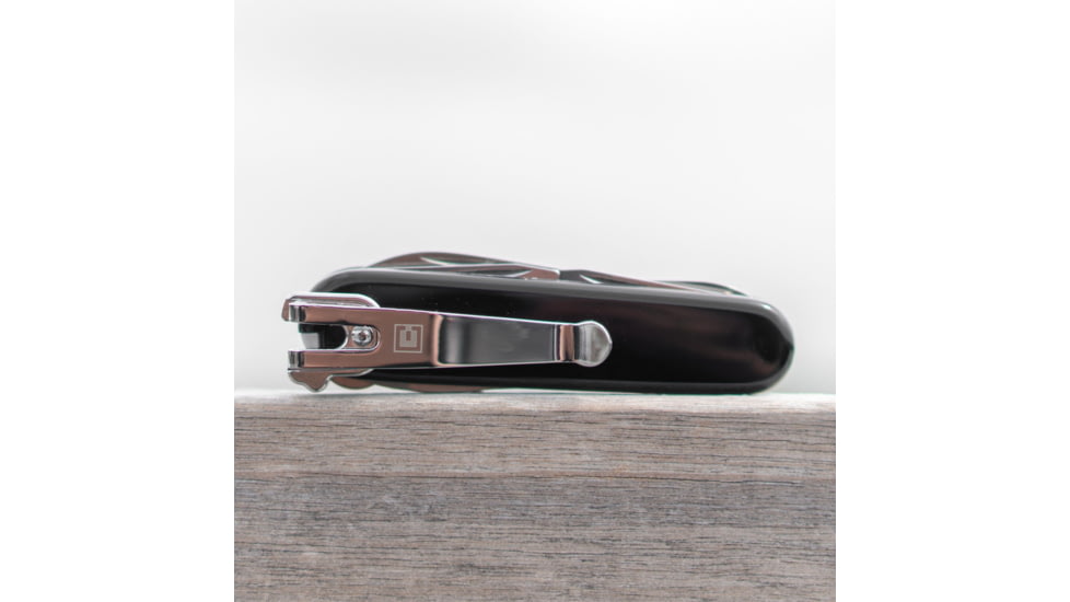Clip &amp; Carry SwissQlip - Deep Carry Pocket Clip for 91mm Victorinox Swiss Army Knife Models, Chrome, SQLIP91-CHR