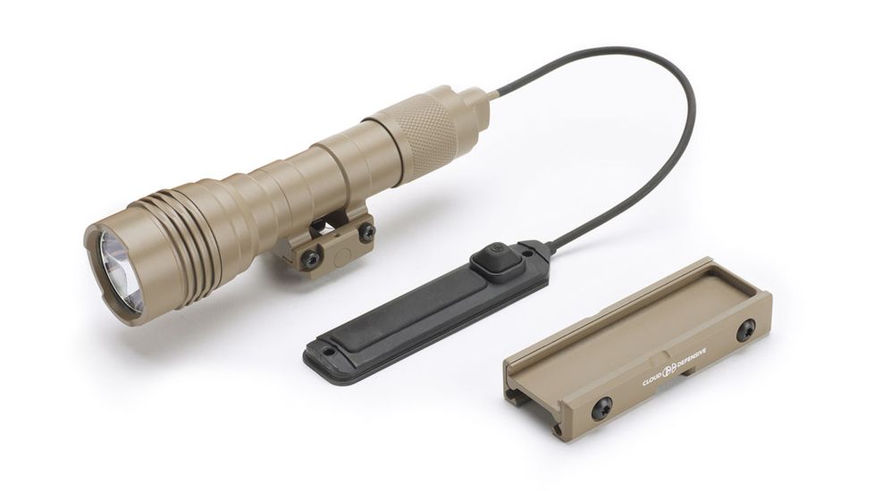 Cloud Defensive Light Control System w/300 Lumen Streamlight ProTac Rail-Mount 1 Weapon Light Combo Kit, Flat Dark Earth, LCSmk2kRM1KIT-fde-combo