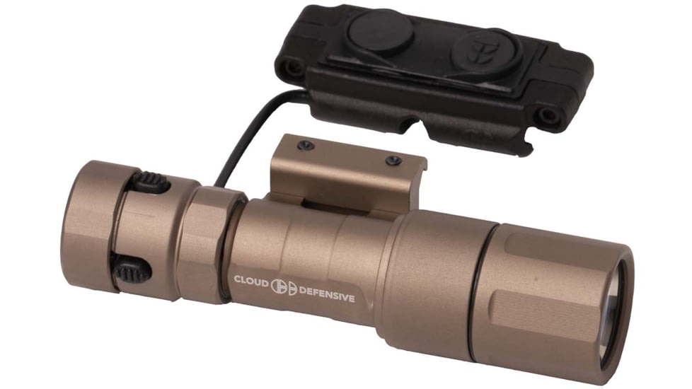 Cloud Defensive Rein 2.0 Rail-Mounted Environmental Illuminator, Micro, Flat Dark Earth, REIN 2.0-M-CK-FDE