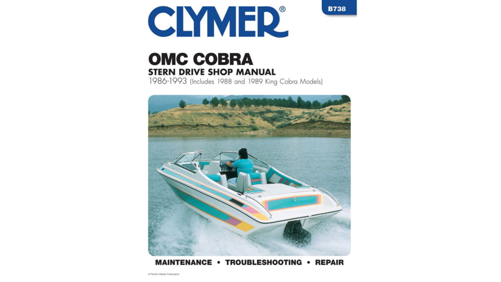 Clymer Repair Manual For OMC Stern Drives, Cobra 1986 1993, B738