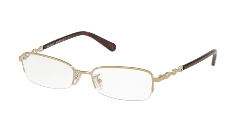 Coach HC5097 Eyeglass Frames 9005-50 - Light Gold Frame