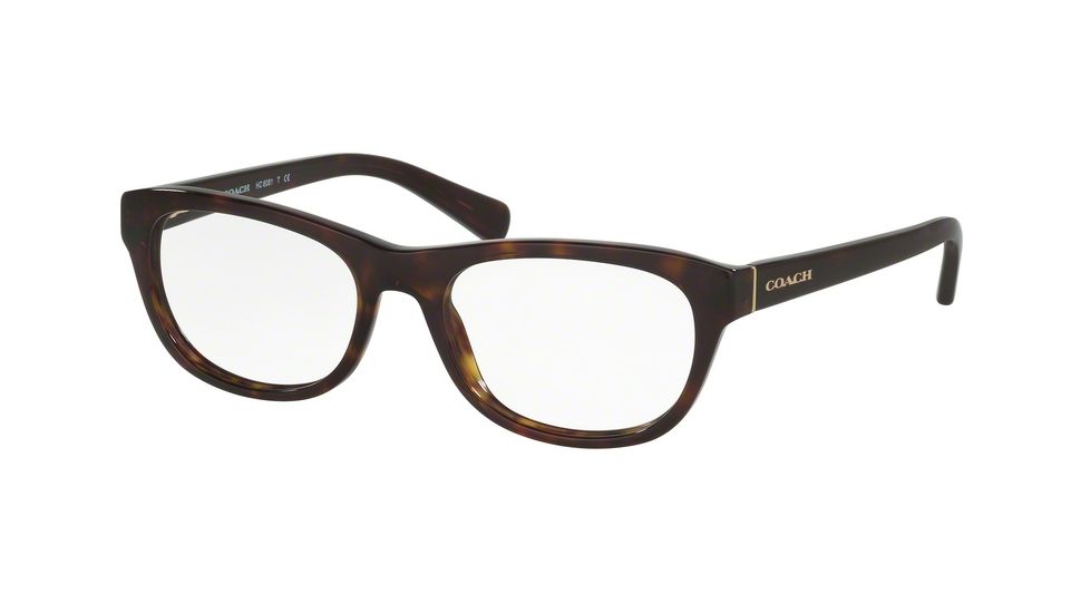Coach HC6081 Bifocal Prescription Eyeglasses 5120-51 - Dark Tortoise Frame