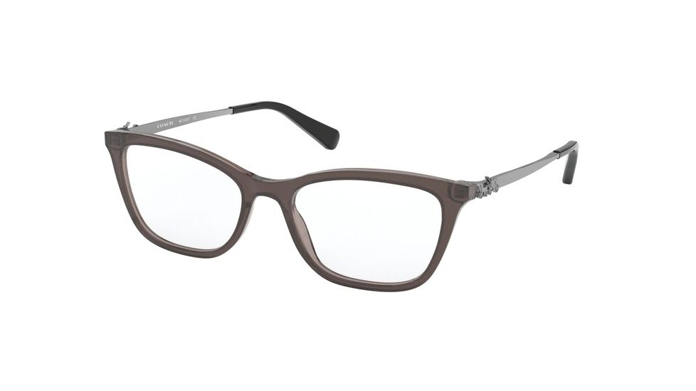 Coach HC6107 Single Vision Prescription Eyeglasses, 54mm, Dirty Lilac, HC6107-5447-54-SV