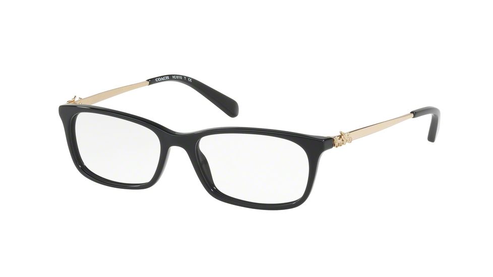 Coach HC6110 Progressive Prescription Eyeglasses 5486-50 - Black Frame