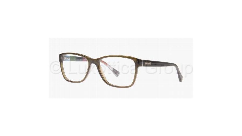 Coach JULAYNE HC6013 Bifocal Prescription Eyeglasses 5030-5216 - Dark Olive 