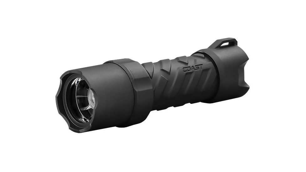 Coast Polysteel 400, 4xAAA, Pure Beam Focusing Flashlight CP 300 Lumens, Black, Clam 20765