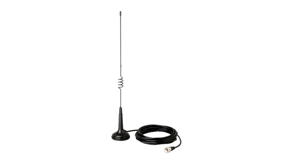 Cobra 18.5in Magnetic Mount Antenna, Black HGA1000