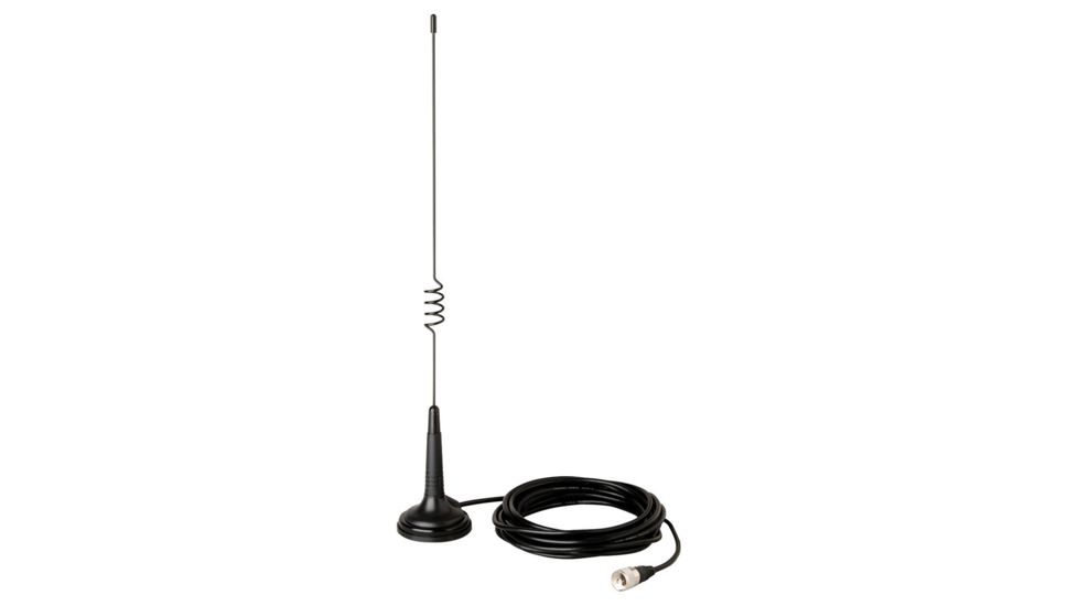 Cobra 42 inch Base Load Medium Magnet Mount 300W Antenna, Black HGA1500
