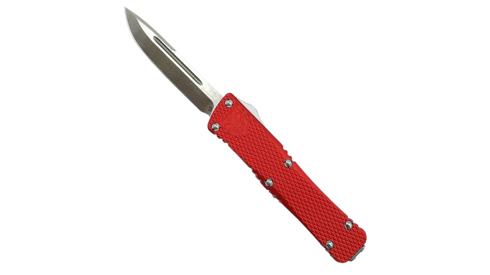 Cobra Tec Knives MKRMDNS Mini Mamba Knurled D2 2.25 D2 Steel Drop Point Aluminu