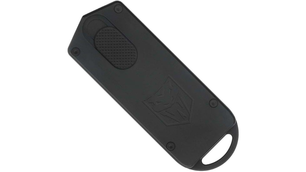 CobraTec Knives ASP 1.94 OTF Dagger Plain D2 Steel Blade, 3.31 Black Aluminum Handle, CTASPBLK