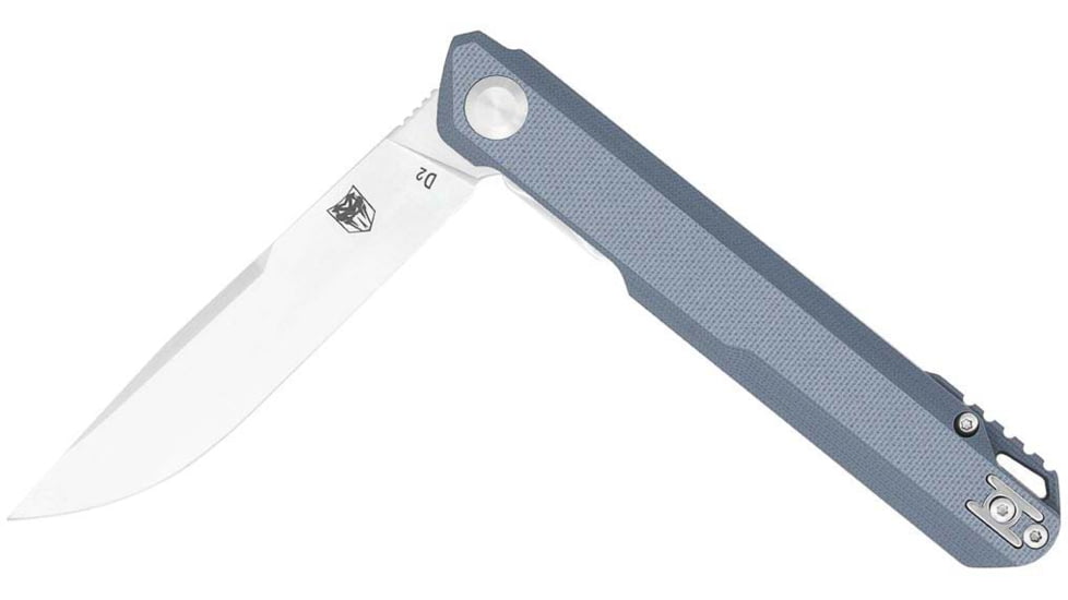 Cobratec Knives Cobratec Monarch 3.5 Folder Grey D2 Steel W/clip