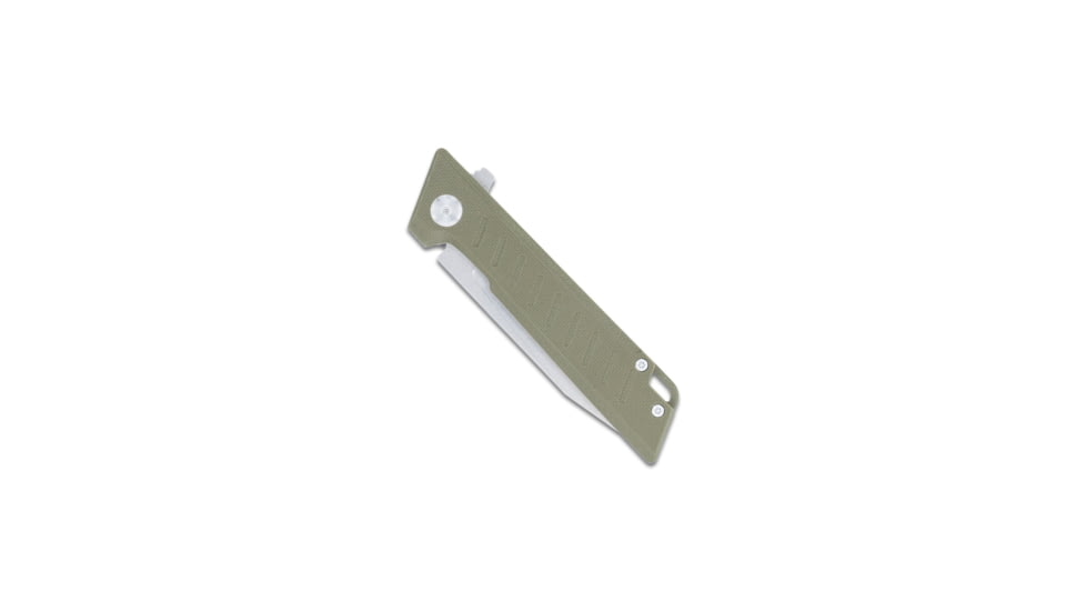 CobraTec Knives Riptide D2 3 in Folding Knive, D2 Blade, G-10, OD Green, CTRTDD2ODG