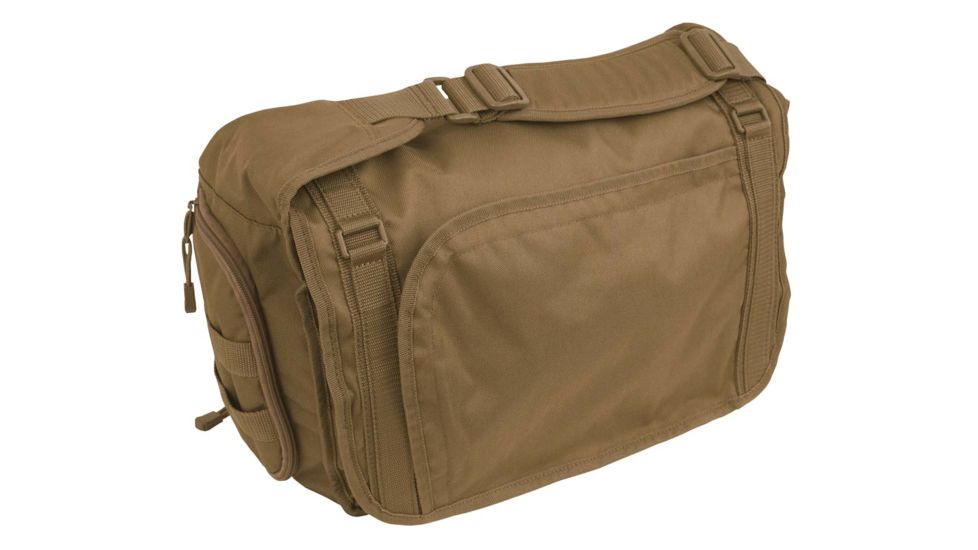 Mercury Tactical Tactical Messenger Attache, Coyote, 16 1/2in.x10 1/2in.x6 3/4in. 9960-CY