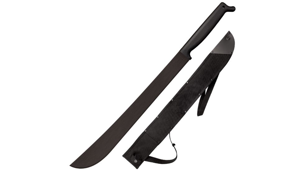 Cold Steel 2 Handed 21in Latin Machete, w/Sheath, Black, 30in, CS-97TM21S