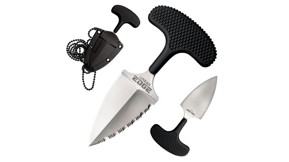 Cold Steel Best Pal, Black Kray-Ex Handle, 50/50 Edge w/ Sheath, CS-43XLS