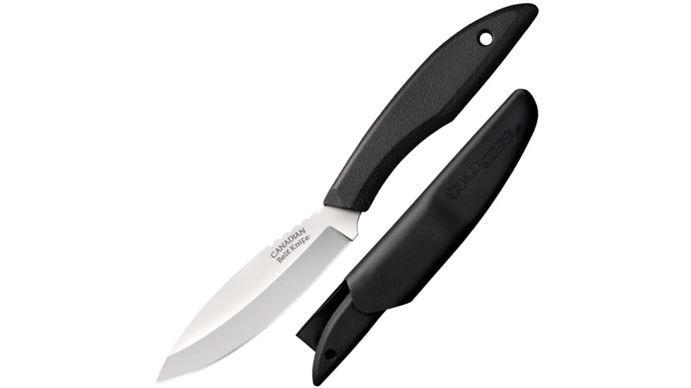 Cold Steel Canadian Belt Fixed Blade Knife, Polypropylene Handle, Cordura Sheath, 8.5 in, CS-20CBL