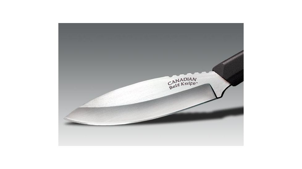 Cold Steel Canadian Belt Fixed Blade Knife, Polypropylene Handle, Cordura Sheath, CS-20CBL