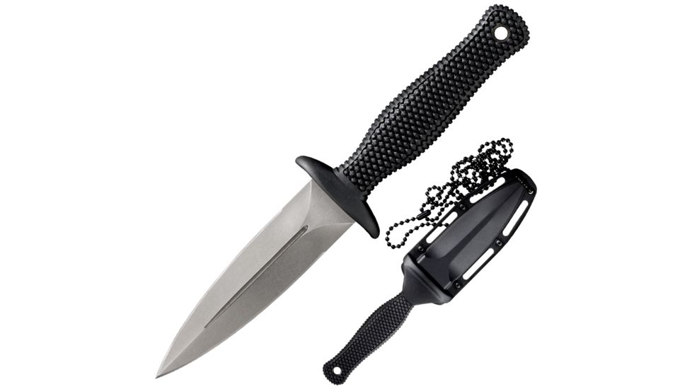 Cold Steel Counter TAC II AUS 8A Stainless Knife, Black/Silver, 6 3/4in, CS-10BCTM
