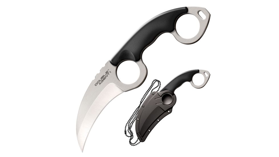 Cold Steel Double Agent I, Grivory Handle, Plain Edge, CS-39FK