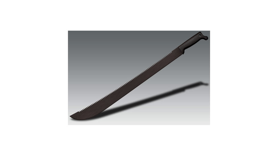 Latin Machete Plus, 24in Combo Blade, Black