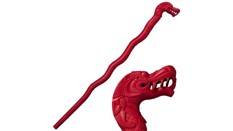 Cold Steel Lucky Dragon Walking Stick, Red, 39in, CS-91PDRRZ