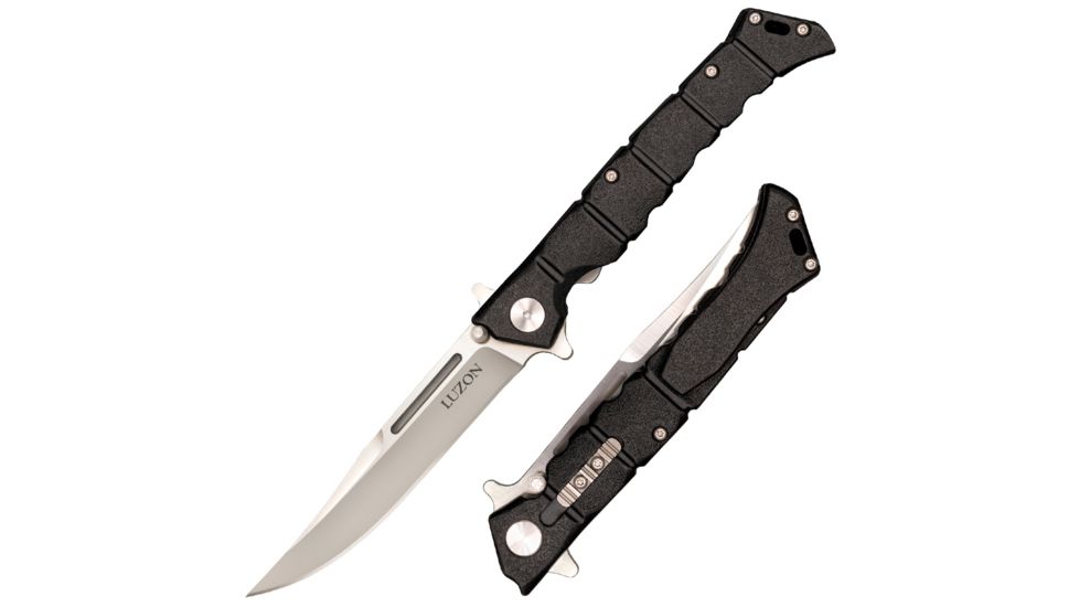 Cold Steel Medium Luzon 9in Folding Knife, Black/Silver, CS-20NQL
