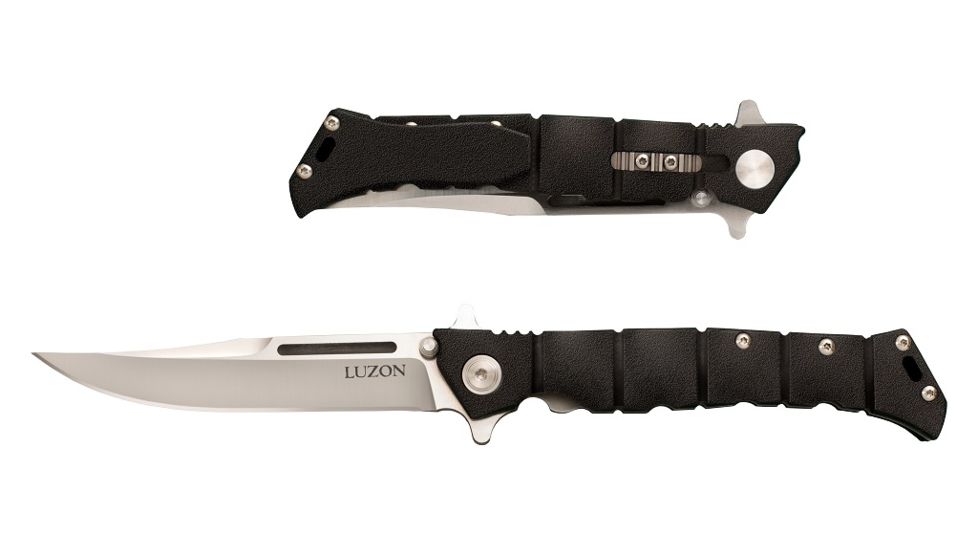 Cold Steel Medium Luzon 9in Folding Knife, Black/Silver, CS-20NQL