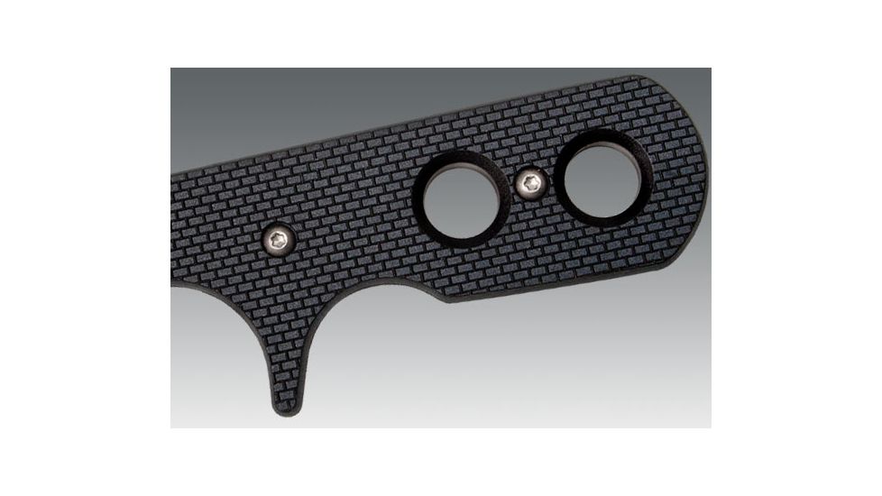 Cold Steel Mini Tac 6.5in Tanto Fixed Blade Neck Knife, Serrated, CS-49HTFS