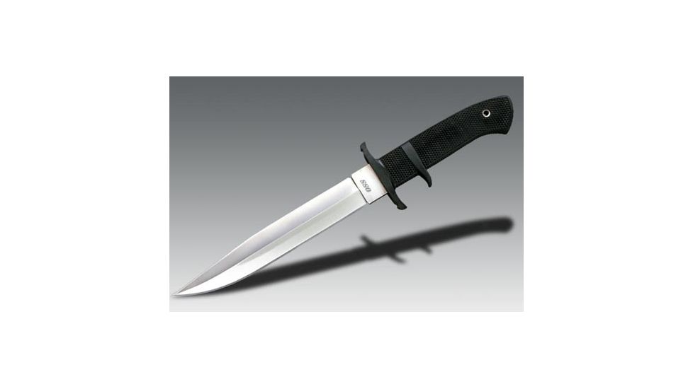 Cold Steel OSS, Black Kraton Handle, Single Edge Knife, CS-39LSSC