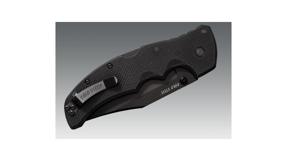 Cold Steel Recon 1, Black G-10 Handle, Black Blade, Clip, Plain 27TLC
