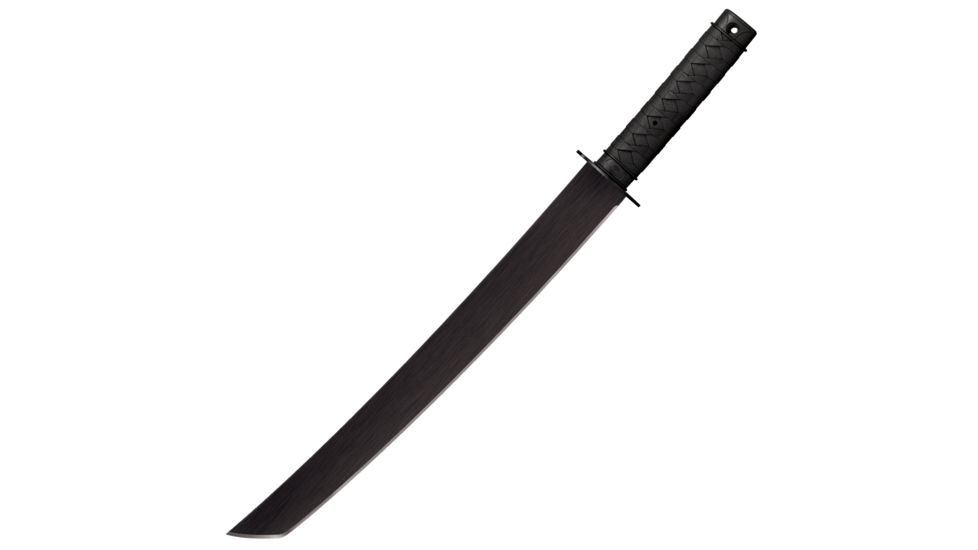 Cold Steel Tactical Wakizashi Machete, Black, 25in, CS-97TKLZ