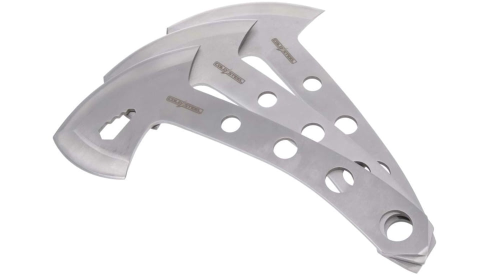 Cold Steel Throwing Axes / 5 Blade / 9 Overall / 420ss / Nylon Sheath 3 Pack - TH-50AX3PK