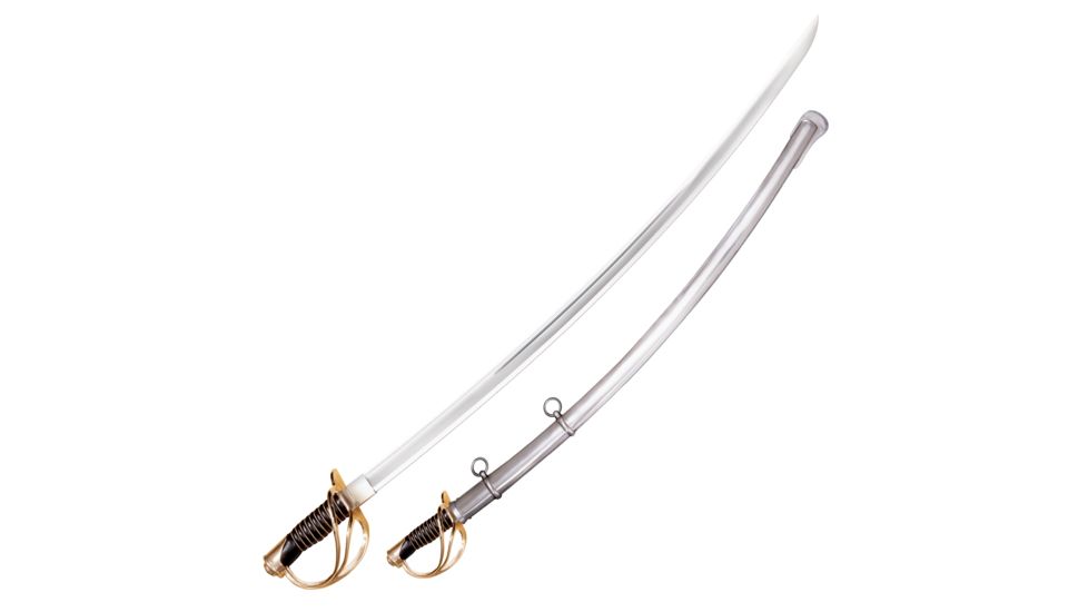 Cold Steel US 1860 Heavy Cavalry Saber, 36 in Blade, 1055 Carbon, CS-88HCS