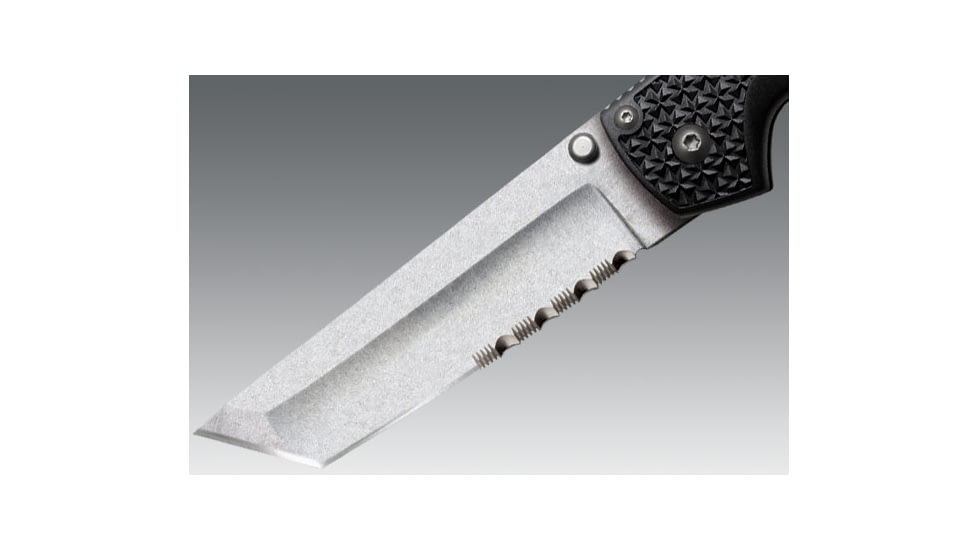 Cold Steel Voyager Large Tanto Point Knife, 50/50 Edge 29TLTH