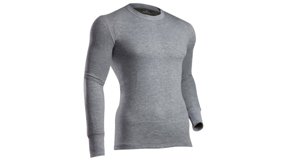 Coldpruf Platinum II Crew Long Sleeve Shirt, Black, Medium, 75ABKMD