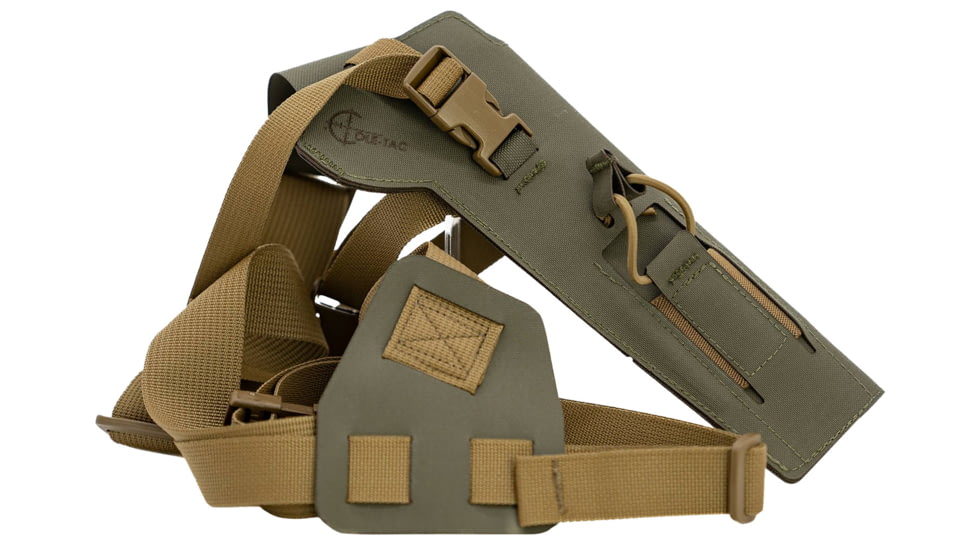 Cole-Tac Varmint Wrangler Chest Holster Left Hand, Ranger Green, VW204