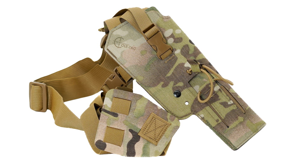 Cole-Tac Varmint Wrangler WML Chest Holster Left Hand, MultiCam, VW213
