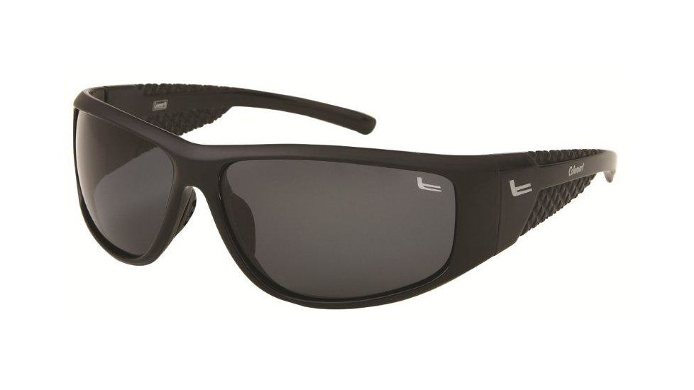 Coleman 6005 Polarized Sunglasses - Black Frame, Smoke Lenses CC1 6005-C1