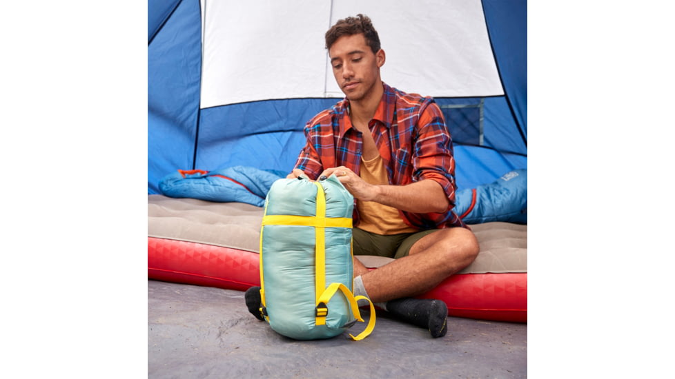 Coleman Big Bay Mummy Sleeping Bag, 20F, Moss, CM1010410015-5