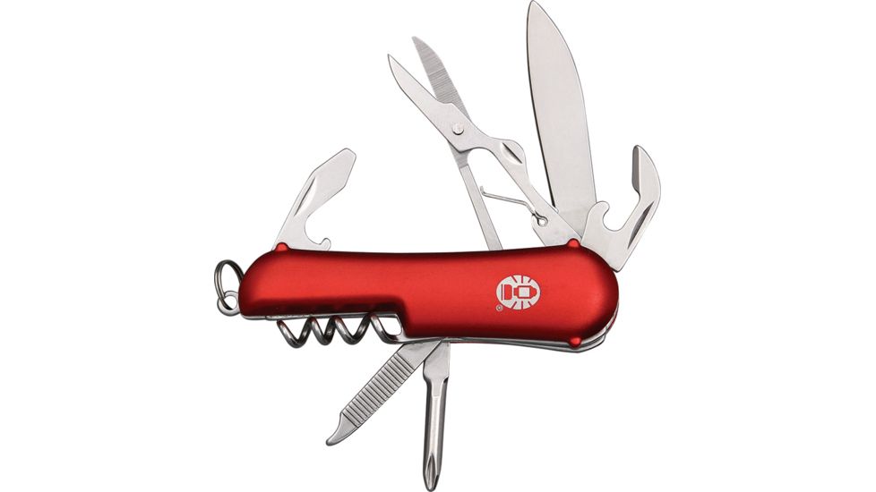 Coleman Ember II Folding Knife, Red Aluminum Handle CMN1084