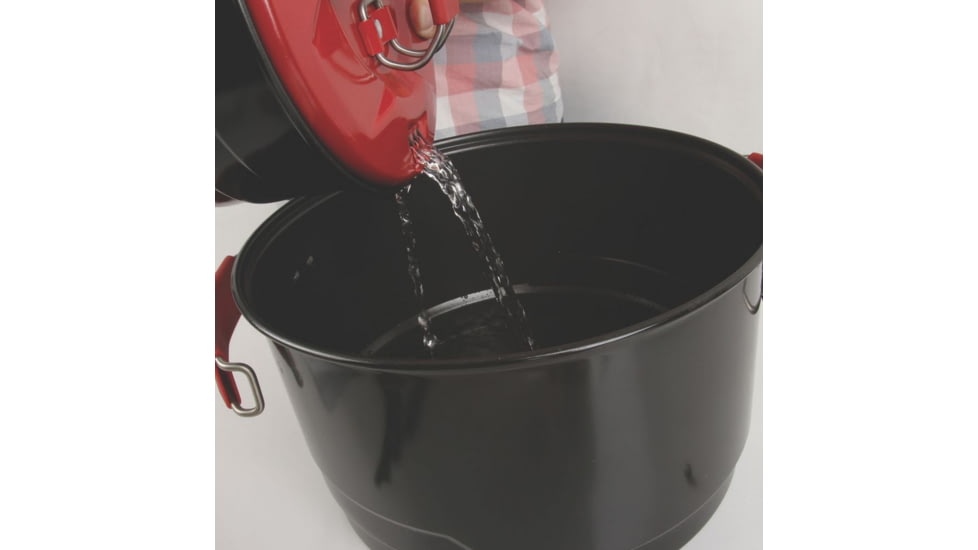 Coleman Rugged 6-Piece Family Cookware Set, Black / Red 2000025202