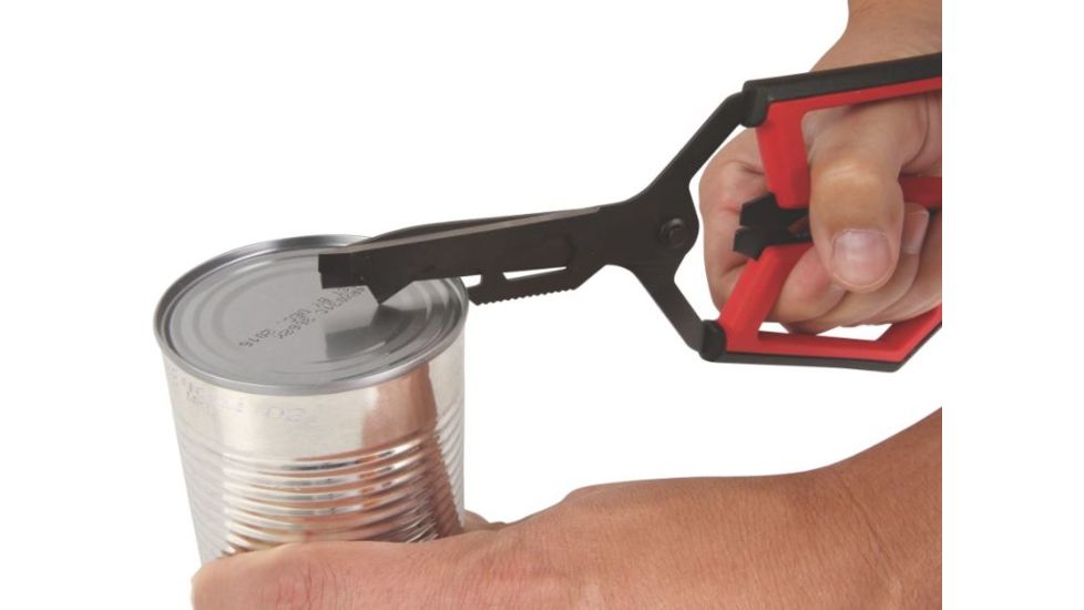 Coleman Rugged Multi-Use Scissors W/ Knife, Stainless Steel, Black / Red 2000025215
