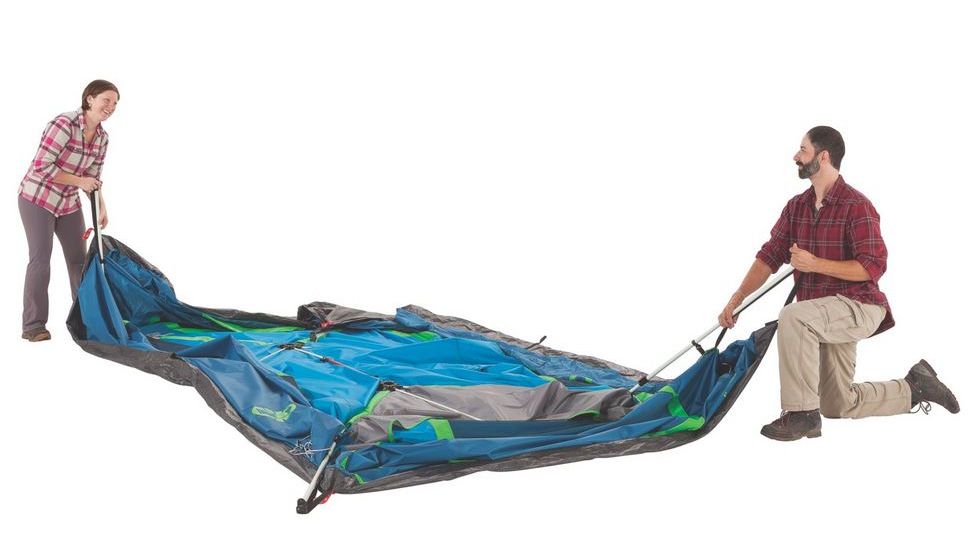 Coleman Signal Mountain 2 Room 8-Person Instant Tent, Blue 2000024697
