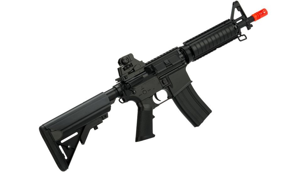 Colt Licensed M4 CQB-R SOPMOD LiPo Ready Airsoft AEG Gun w/Metal Gearbox, Black, Large, 180833