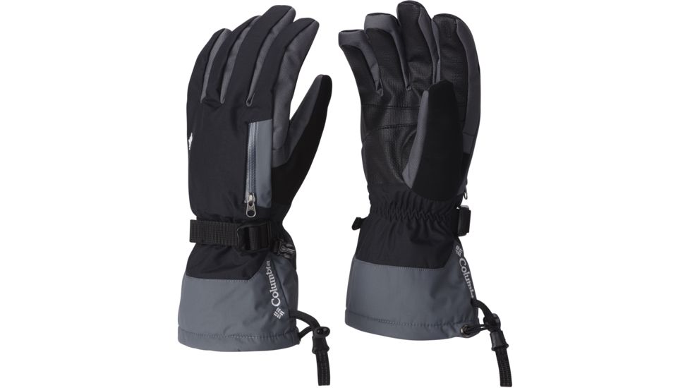 Columbia Bugaboo Interchange Glove - Men's-Black/Graphite-Small