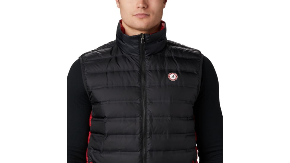 Columbia CLG Lake 22 Reversible Vest, ALA - Black, Red Velvet, 2XL - Mens, 1809301960-XXL